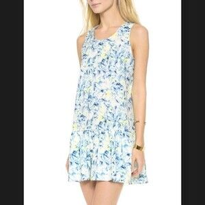 Lovers+Friends I Heart Babydoll Dress - floral neon, size XS